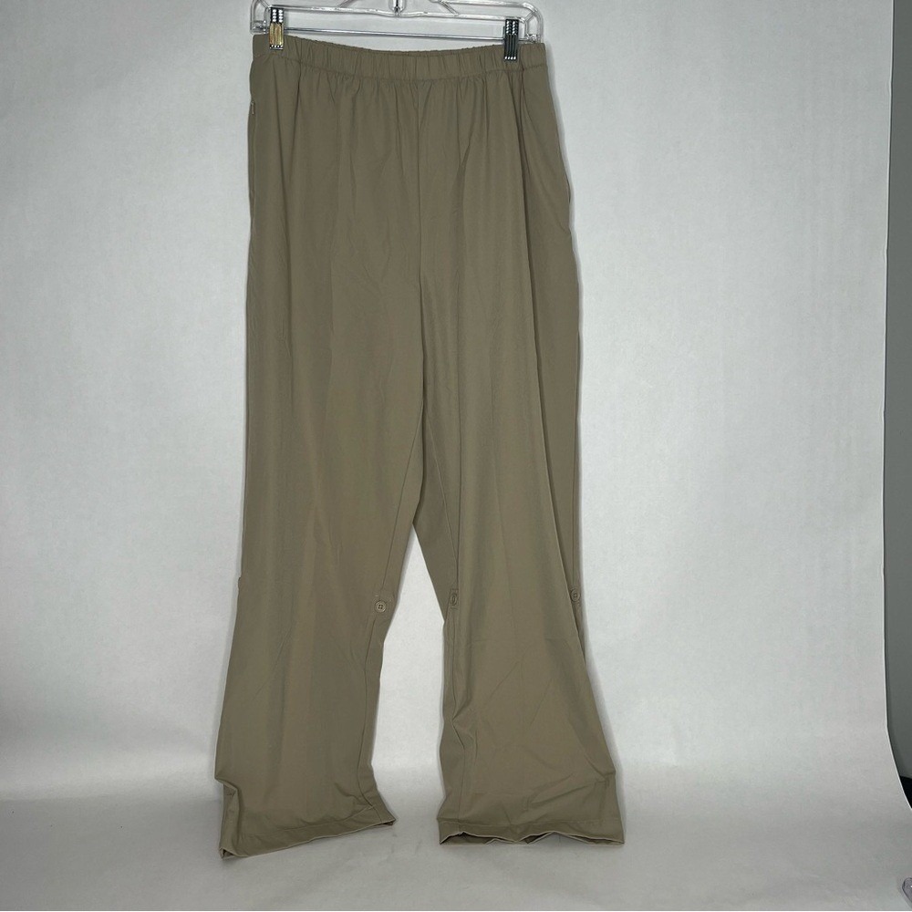 Magellan Outdoor Hunting Fishing Dry Fast Optional Crop Casual Tan Pants Large